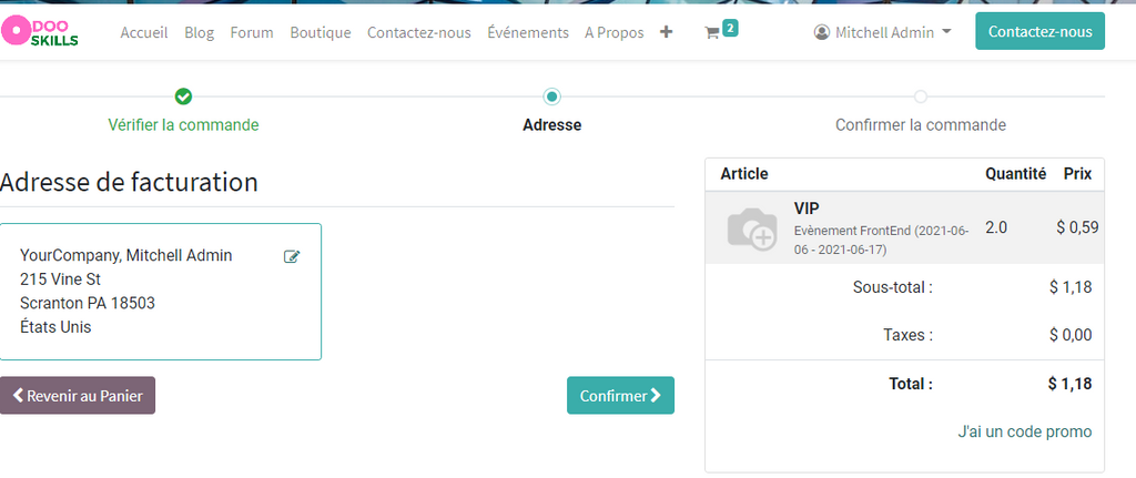 Vente Ticket En ligne