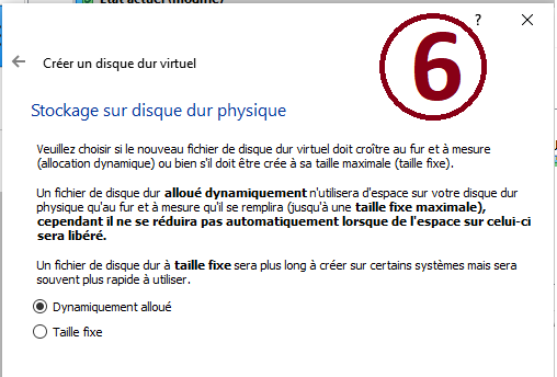 Espace disque Virtuel
