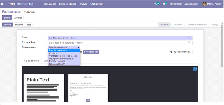 L'email Marketing Avec Odoo
