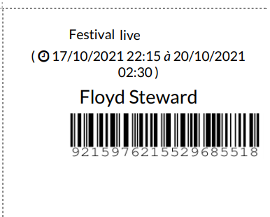 Badge des évènements