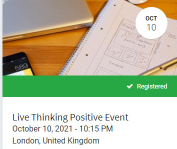 Inscription à un évènement