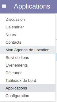 Visualiser première application Odoo